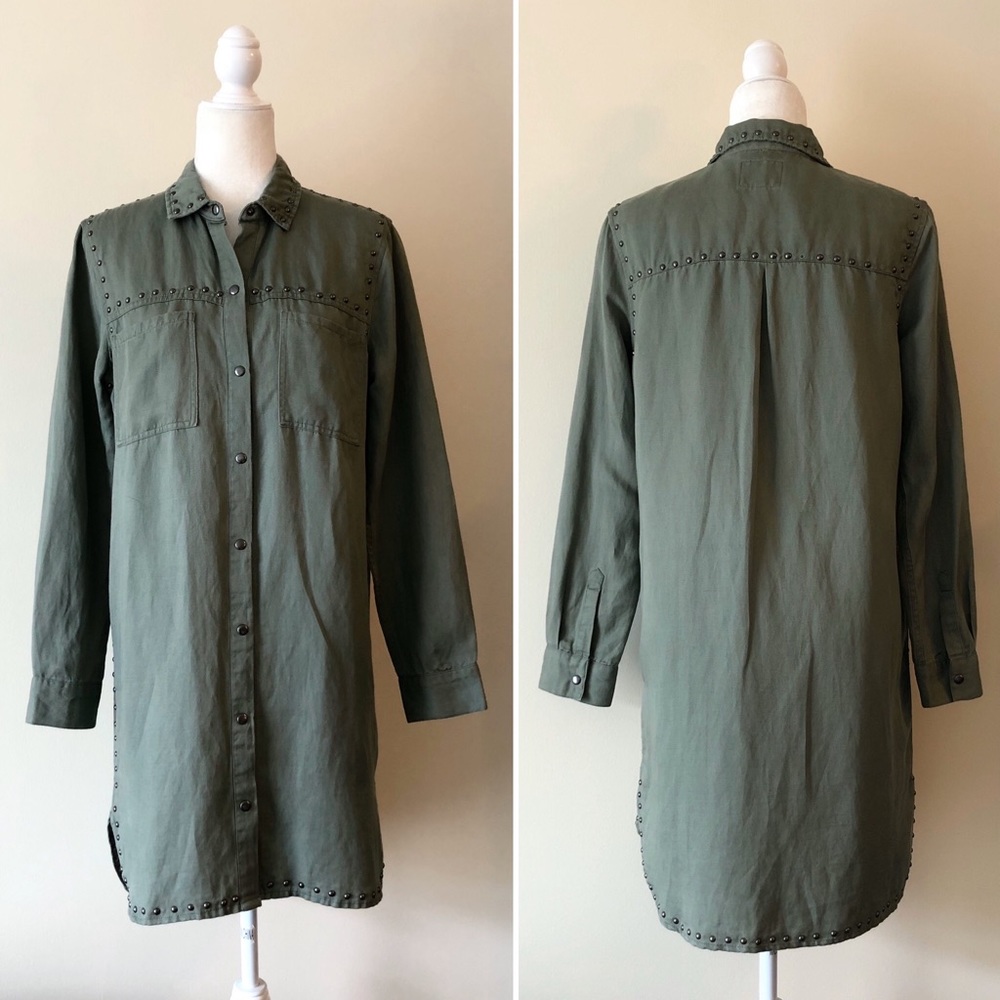 Rails Bowie Studded Dress in Sage